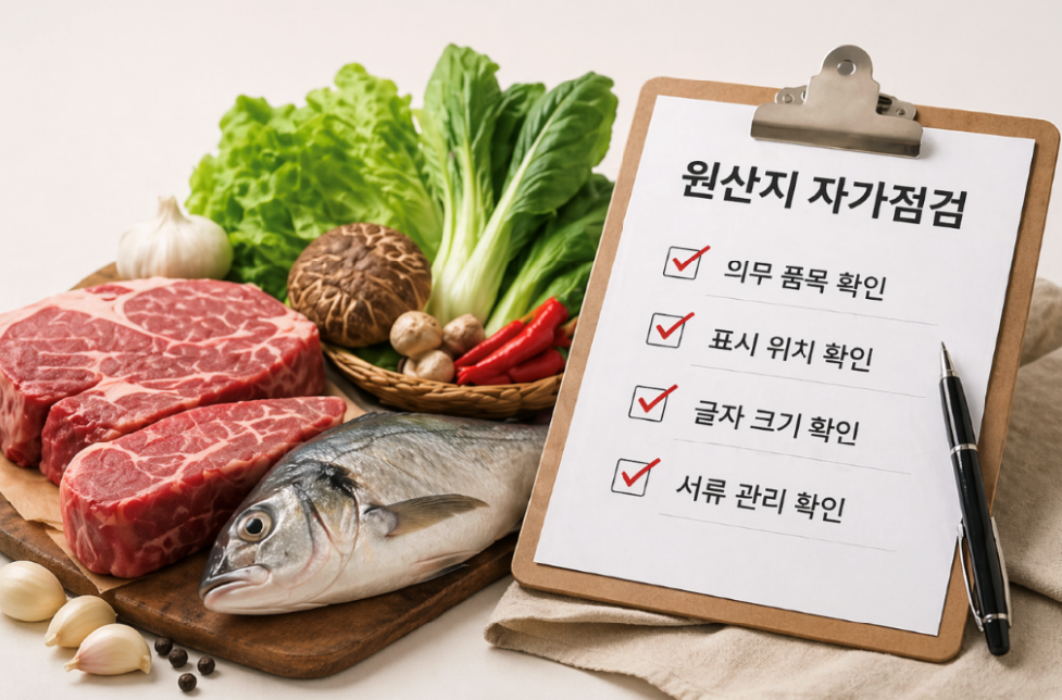 원산지 표기법, 원산지 표기 위반, 음식점 원산지 표시, 원산지 표시판, 원산지 표시 의무, 식당 영업정지, 식당 과태료