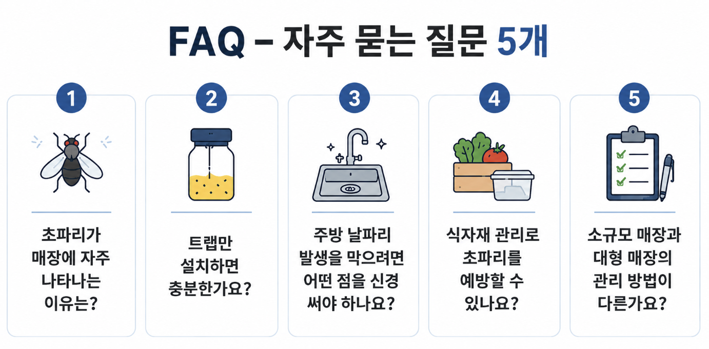 초파리 없애는 법 관련 자주 묻는 질문 5개