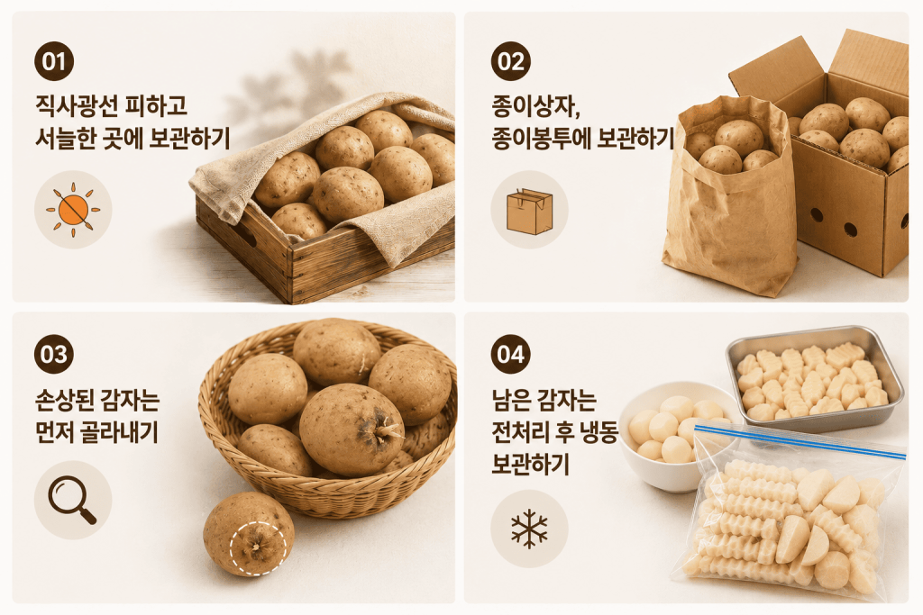감자보관법, 감자 10kg, 감자가격, 감자튀김, 객단가, 사이드, 냉동제품